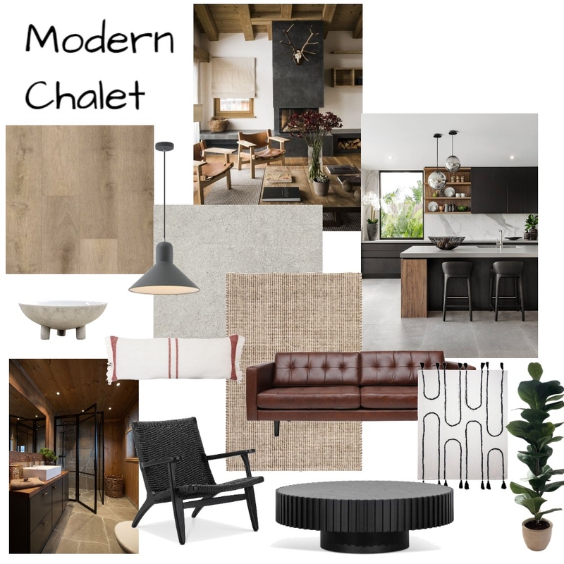 Todd & Krista Modern Chalet Mood Board by kristin.sainsbury.design on Style Sourcebook