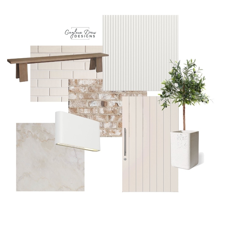 Neutral Exterior Mood Board by Gaylene Drew Designs on Style Sourcebook