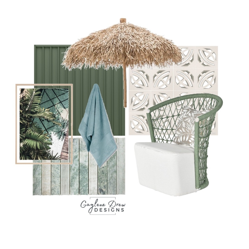 Poolside bliss Mood Board by Gaylene Drew Designs on Style Sourcebook