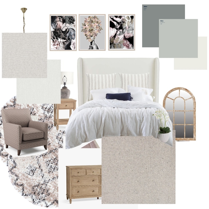 Townhouse Main Bedroom Mood Board by Model Interiors on Style Sourcebook