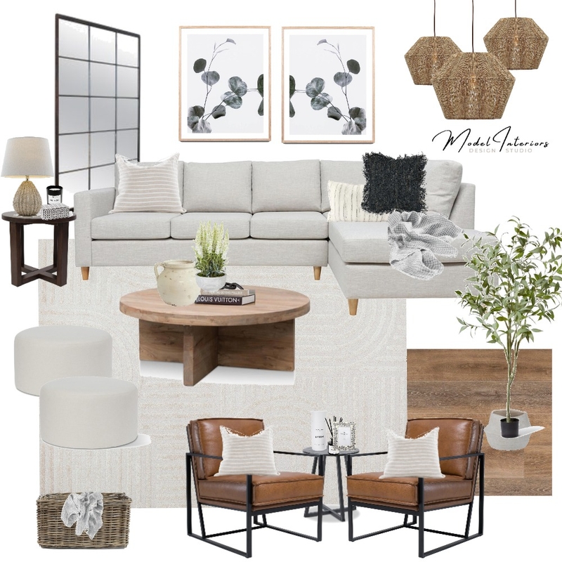 Living Room Mood Board by Model Interiors on Style Sourcebook