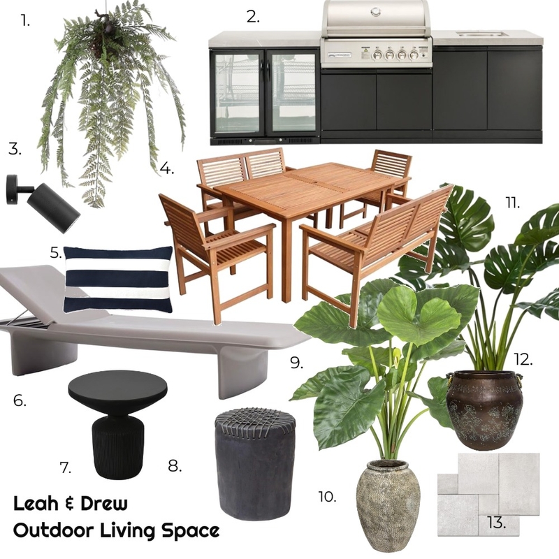 leah & drew outdoor Living Space Mood Board by mel@hothousestudio.com on Style Sourcebook