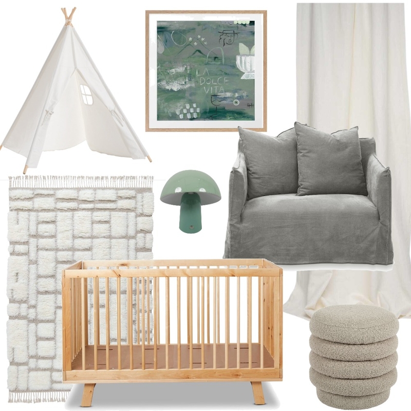 Modern Nursery Mood Board by Muse Design Co on Style Sourcebook