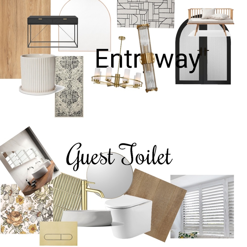 Entryway & W/C Mood Board by Rendiinem on Style Sourcebook