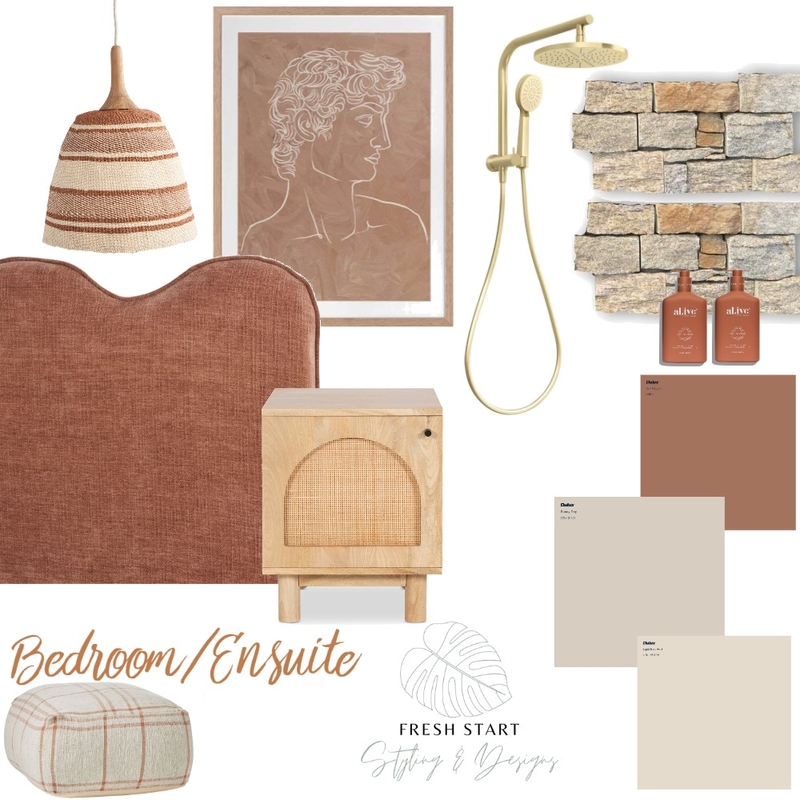 Bedroom/Ensuite Mood Board by Fresh Start Styling & Designs on Style Sourcebook