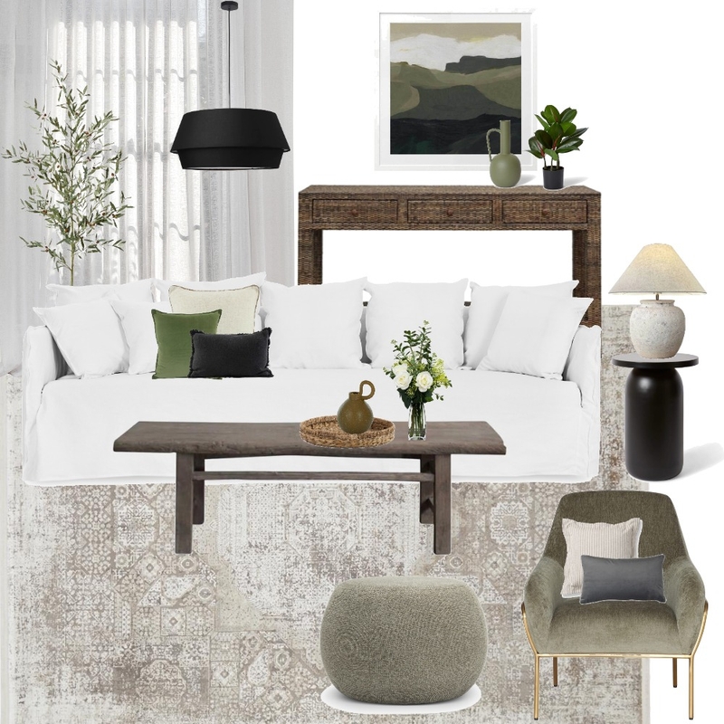 Neutral Living Room Mood Board by rubytafoya on Style Sourcebook