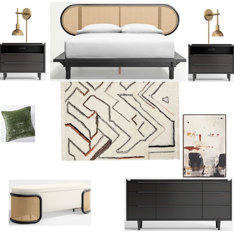 Kaitlyn cane bed layout Mood Board by Jennjonesdesigns@gmail.com on Style Sourcebook