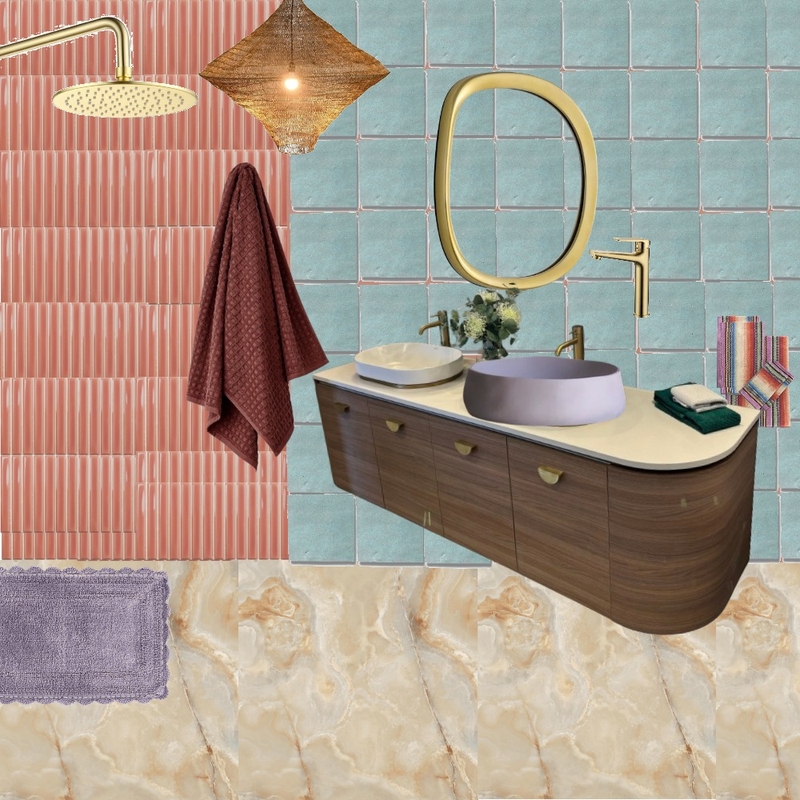 Bath - Peach, Sky & Lilac 2 Mood Board by dl2407 on Style Sourcebook