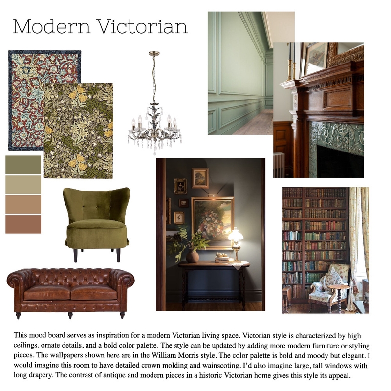 Modern Victorian Mood Board by sbroderick on Style Sourcebook