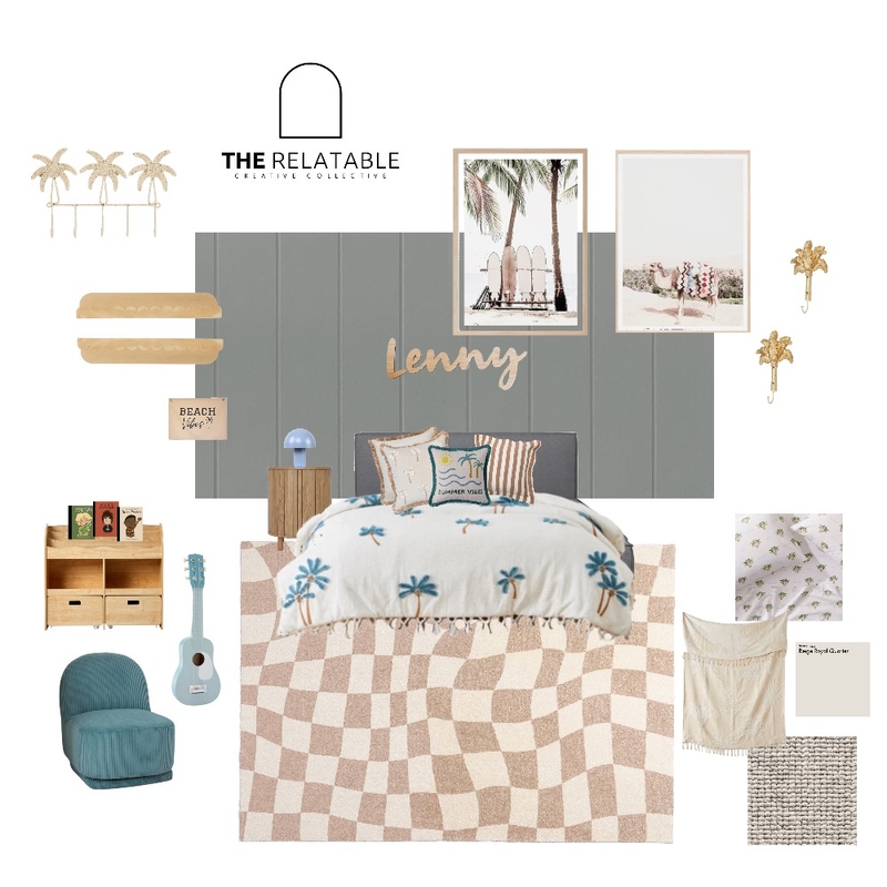 Boys Room Inspo Mood Board by The Relatable Creative Collective on Style Sourcebook