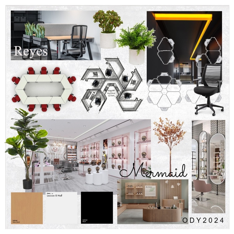 GMG ACCOUNTING OFFICE & MERMAID Mood Board by O.URBI INTERIOR PEGS on Style Sourcebook