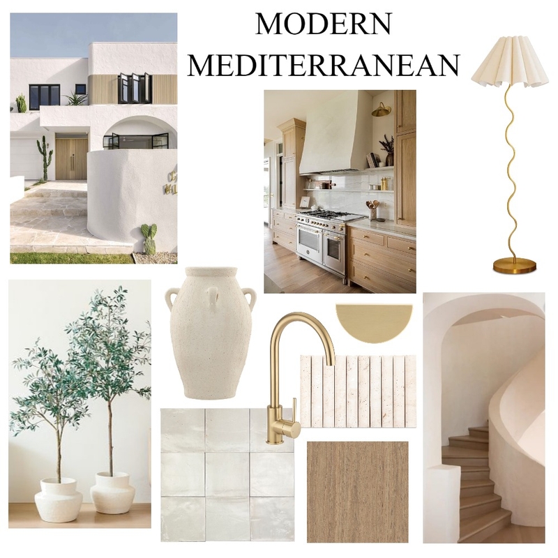 Modern Mediterranean Mood Board by Emz on Style Sourcebook