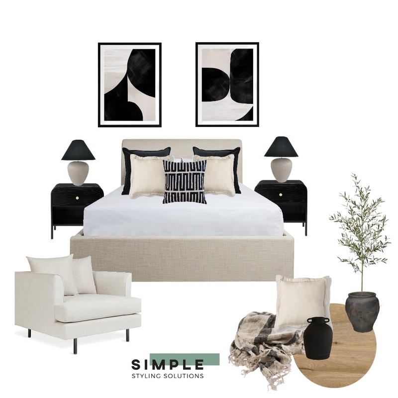 Emma - Contemporary Bed Mood Board by Simplestyling on Style Sourcebook