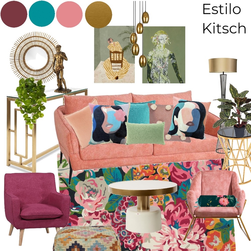 Estilo Kitsch Mood Board by natyroberto on Style Sourcebook