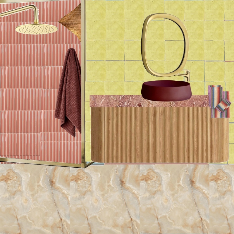 Bath - Peach, Sky & Lemon Mood Board by dl2407 on Style Sourcebook