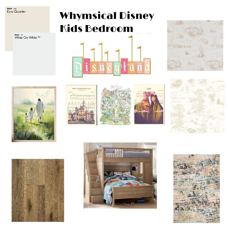 Musical Farmhouse Kids Room Mood Board by Mary Helen Uplifting Designs on Style Sourcebook