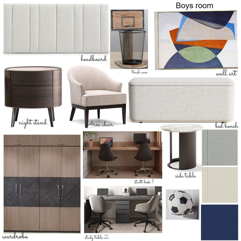 ofionok boys room Mood Board by Oeuvre designs on Style Sourcebook