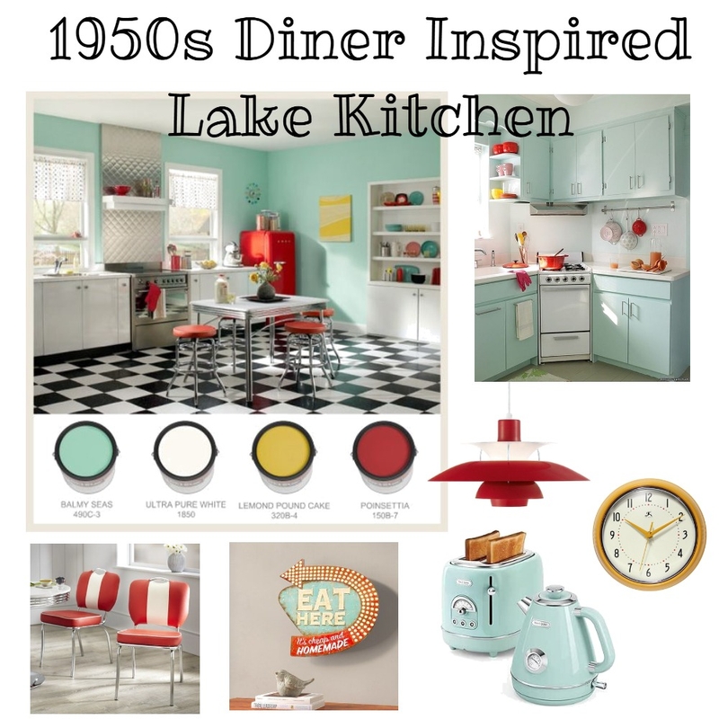 1950s Lake Kitchen Mood Board by alexgumpita on Style Sourcebook