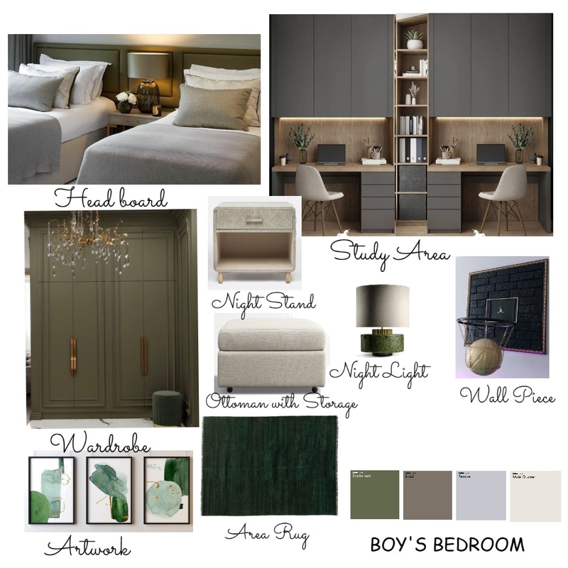 boys room Mood Board by Oeuvre Designs 2 on Style Sourcebook