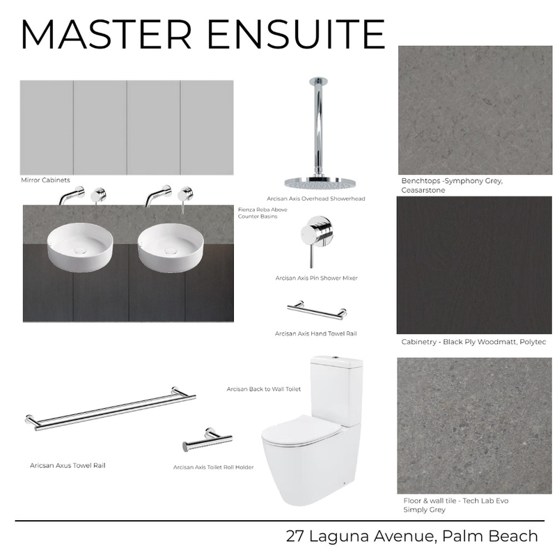 27 Laguna Avenue - Ensuite Master (Dark) Mood Board by Kathleen Holland on Style Sourcebook