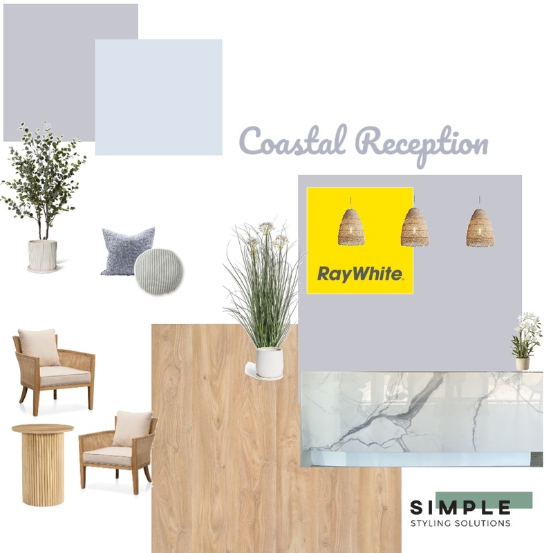 Ray White Coastal Reception Mood Board by Simplestyling on Style Sourcebook