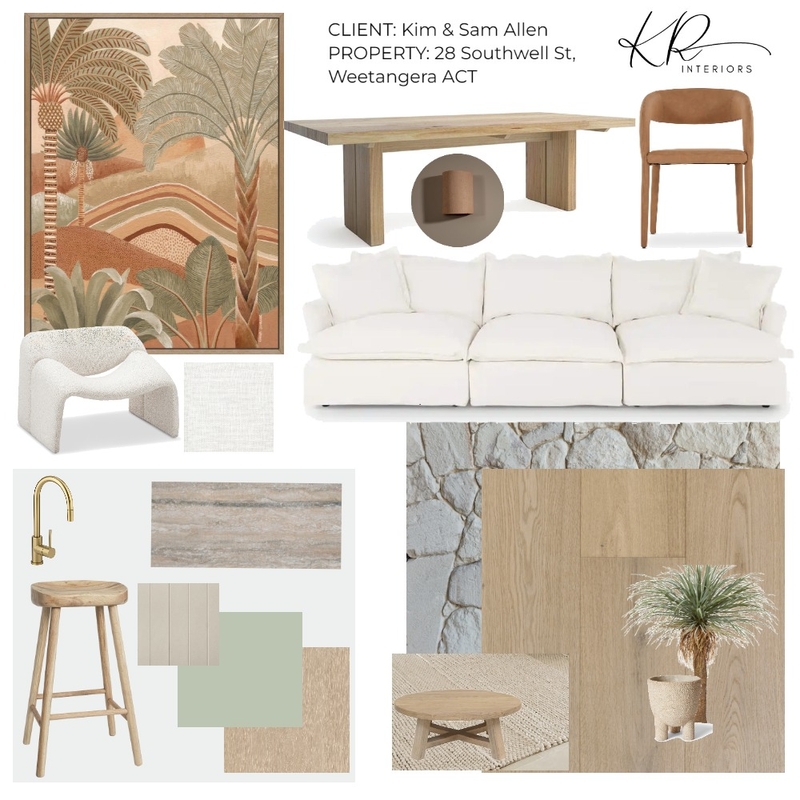 Kim & Sam Allen Mood Board by kristyrowland on Style Sourcebook