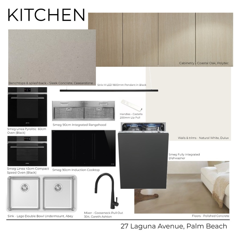 27 Laguna Avenue - Kitchen (Light) Mood Board by Kathleen Holland on Style Sourcebook