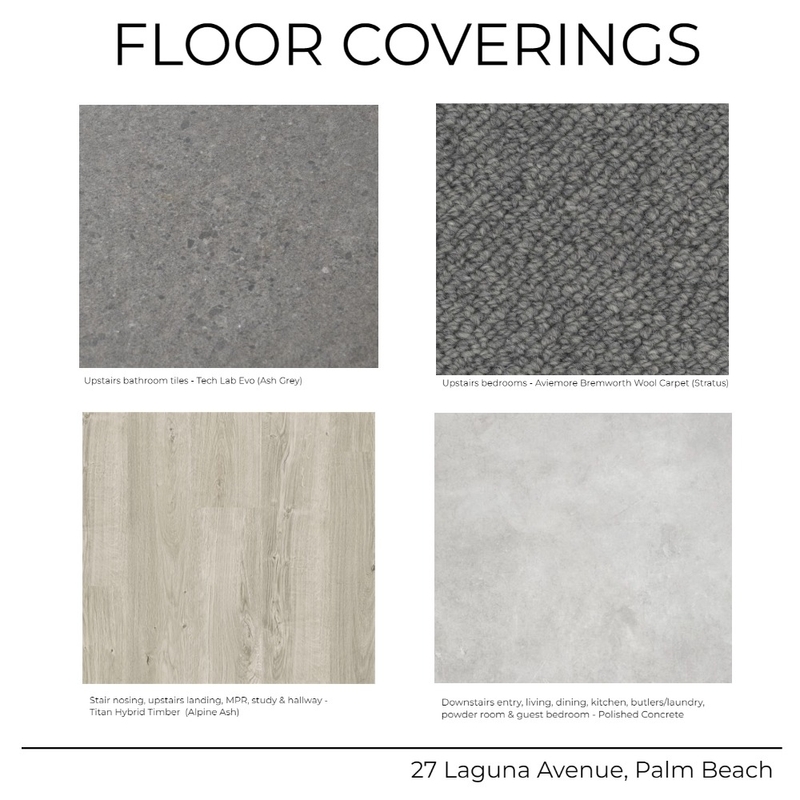 27 Laguna Avenue - Floor coverings (Dark) Mood Board by Kathleen Holland on Style Sourcebook