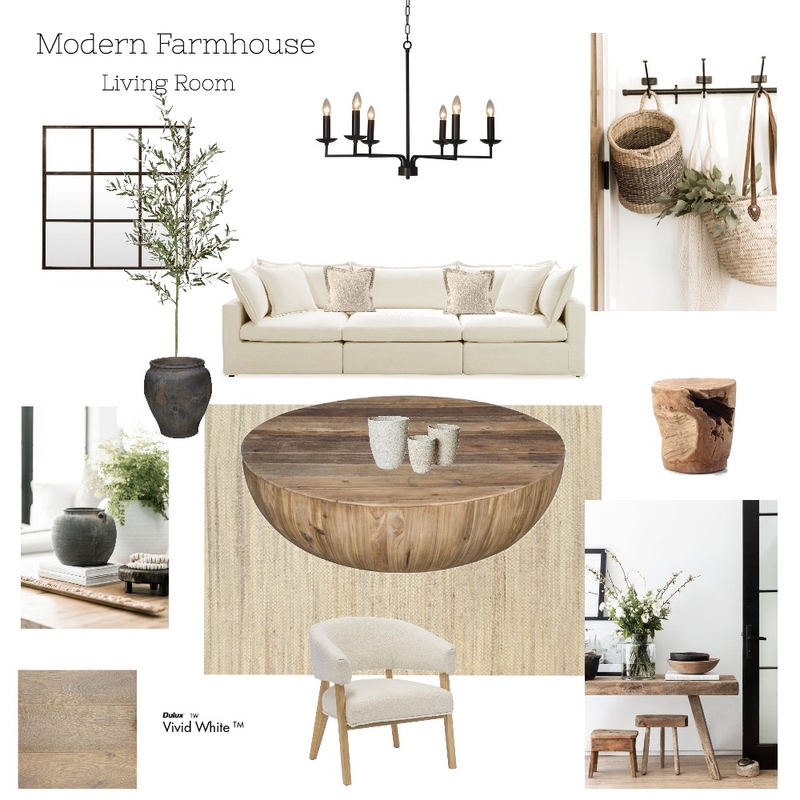 Modern Farmhouse Mood Board by florenciarossik on Style Sourcebook