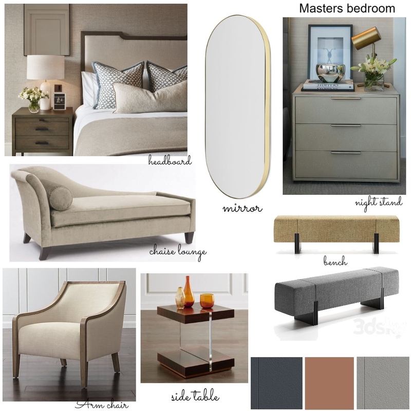 Onofiok Masters bedroom Mood Board by Oeuvre designs on Style Sourcebook