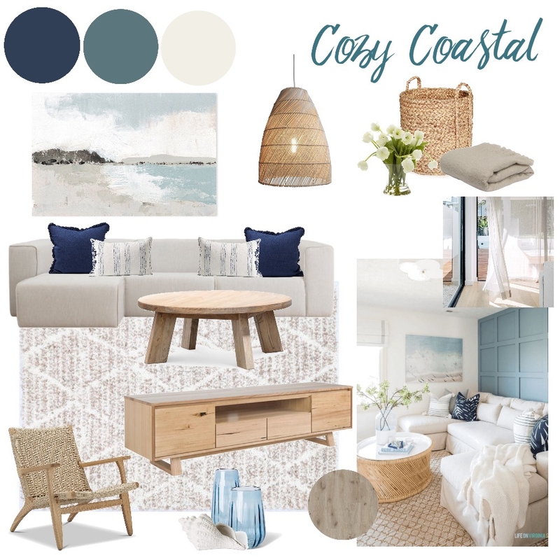 Cozy Coastal Mood Board by Lisetheriault7@gmail.com on Style Sourcebook