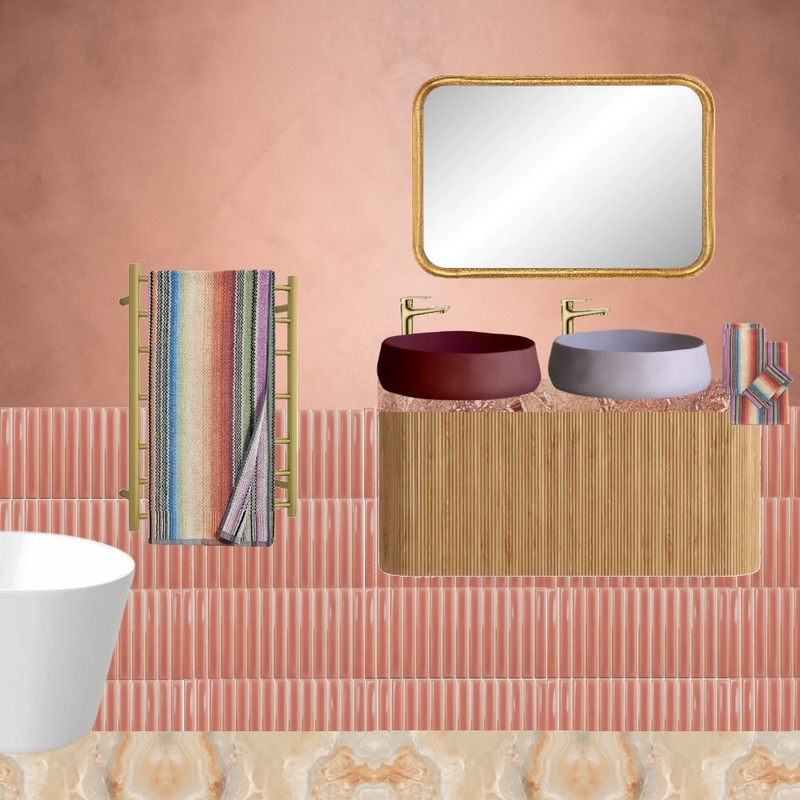 Coral Bathroom Mood Board by dl2407 on Style Sourcebook