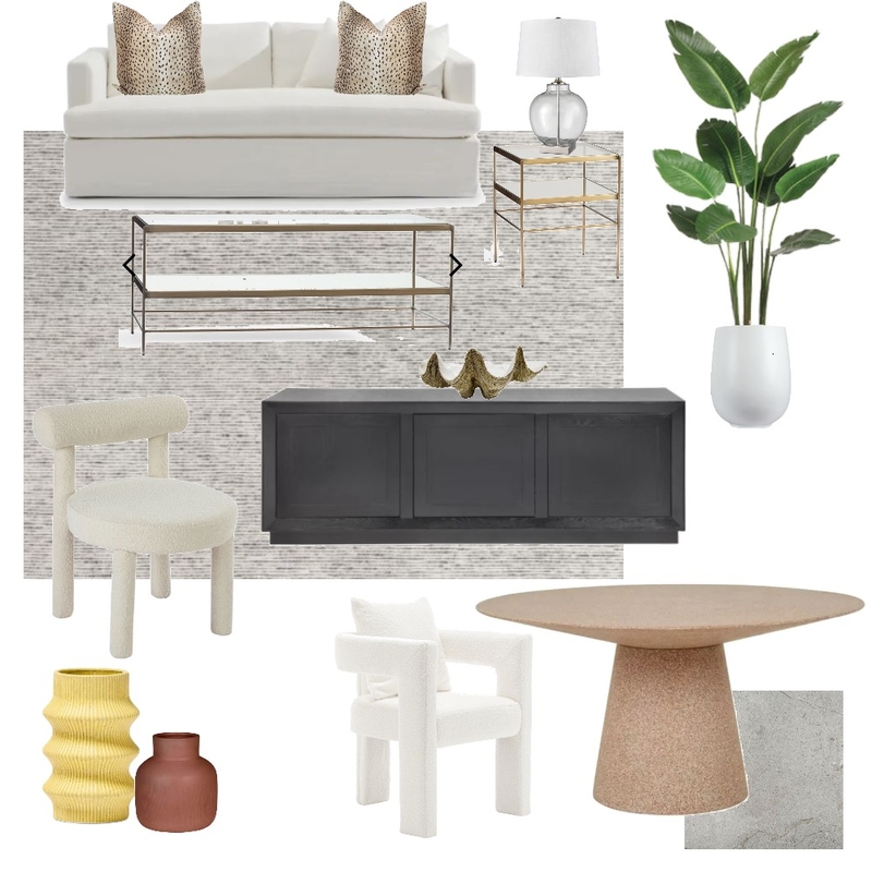 Living Room/Dining - Option 4 Mood Board by courtneychristiecaraco on Style Sourcebook