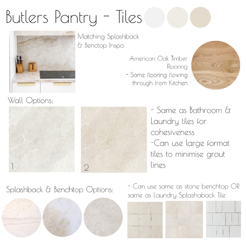 Hunter Valley - Butlers Pantry Tiles Mood Board by Libby Malecki Designs on Style Sourcebook