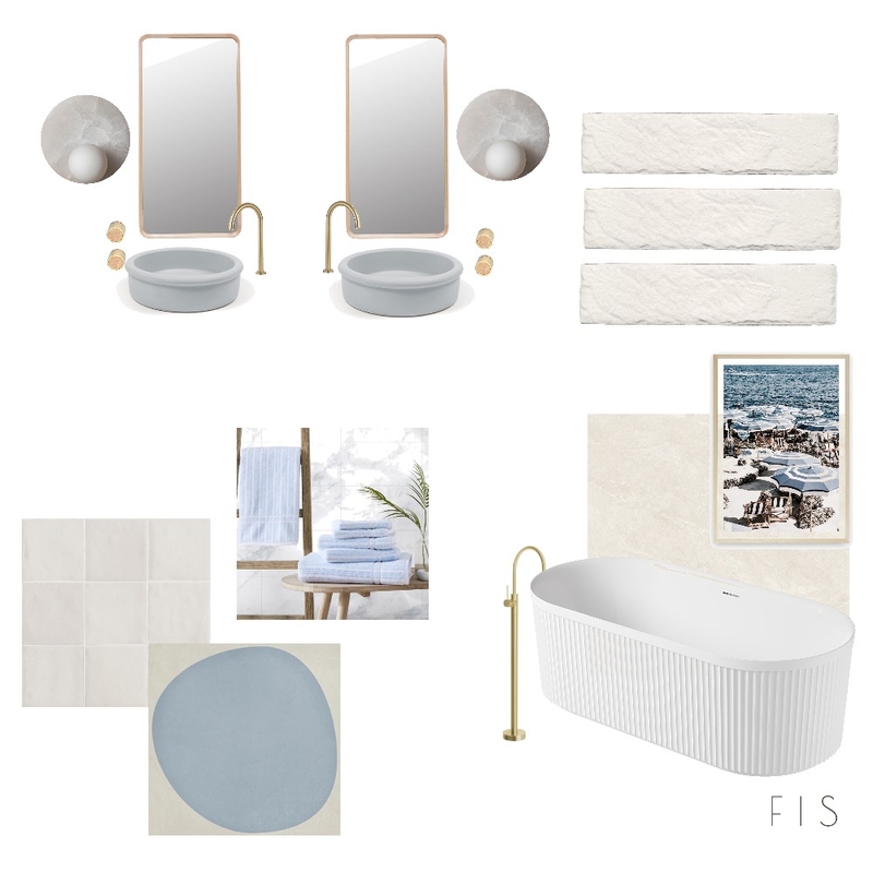 Splash of Blue Mood Board by Fenton & Slate on Style Sourcebook