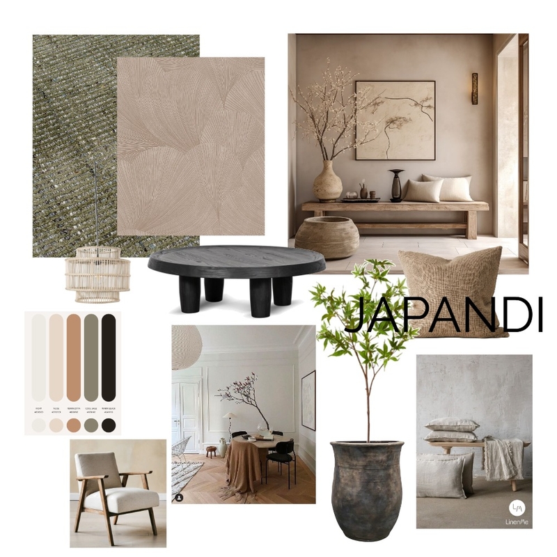 Japandi Mood Board by Sandy Benbow on Style Sourcebook