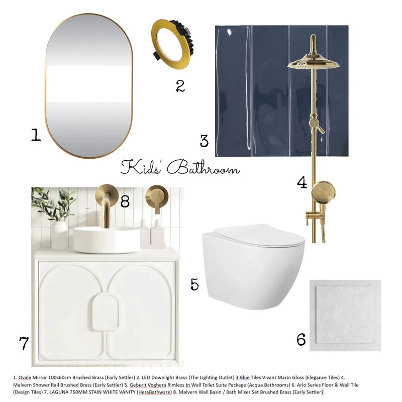 kids bathroom Mood Board by dolphitash on Style Sourcebook