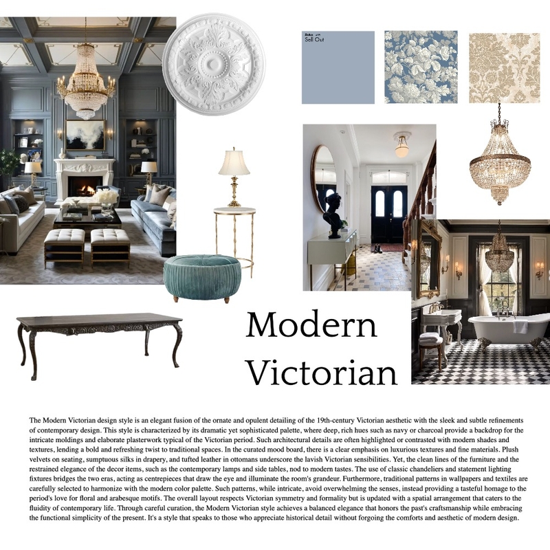 Modern Victorian Mood Board Mood Board by Luxus Homes on Style Sourcebook