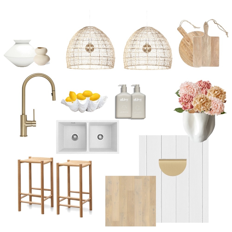 Coastal kitchen Mood Board by Em Haus Creative on Style Sourcebook