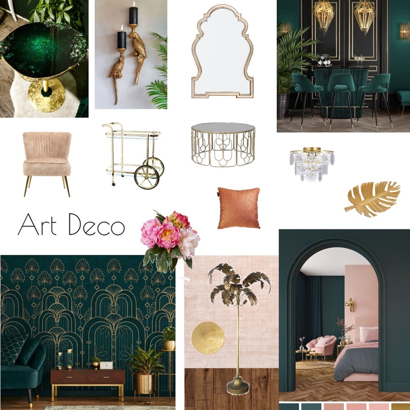 Art Deco Mood Board by Adrienn Szakolczai on Style Sourcebook