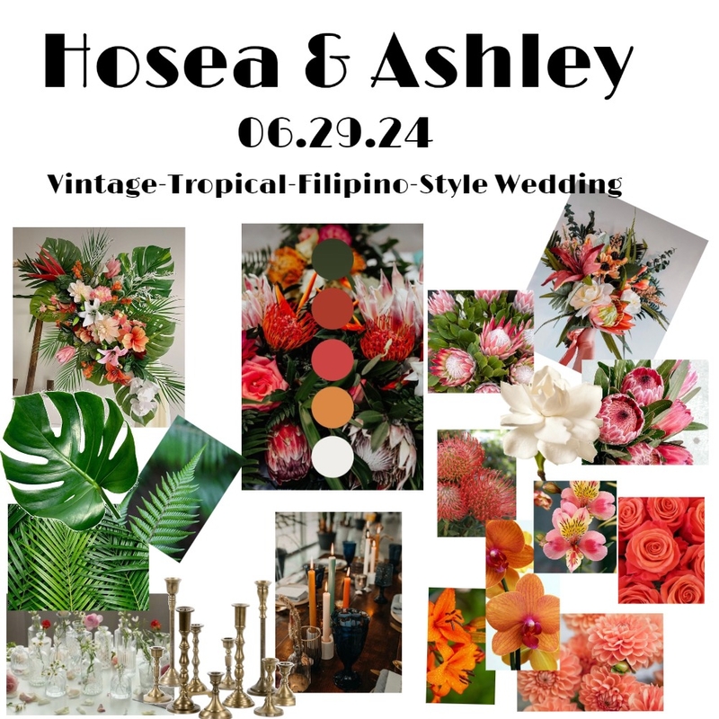 Hosea & Ashely 06.29.24 Mood Board by botanicalsbykb@gmail.com on Style Sourcebook