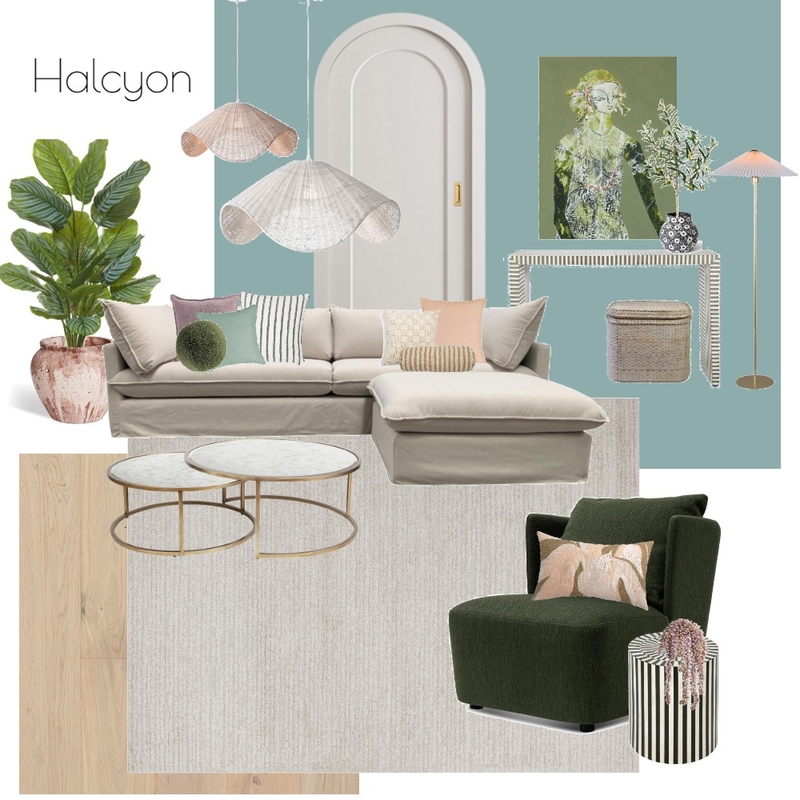 Halcyon Mood Board Mood Board by Katelyn Scanlan on Style Sourcebook