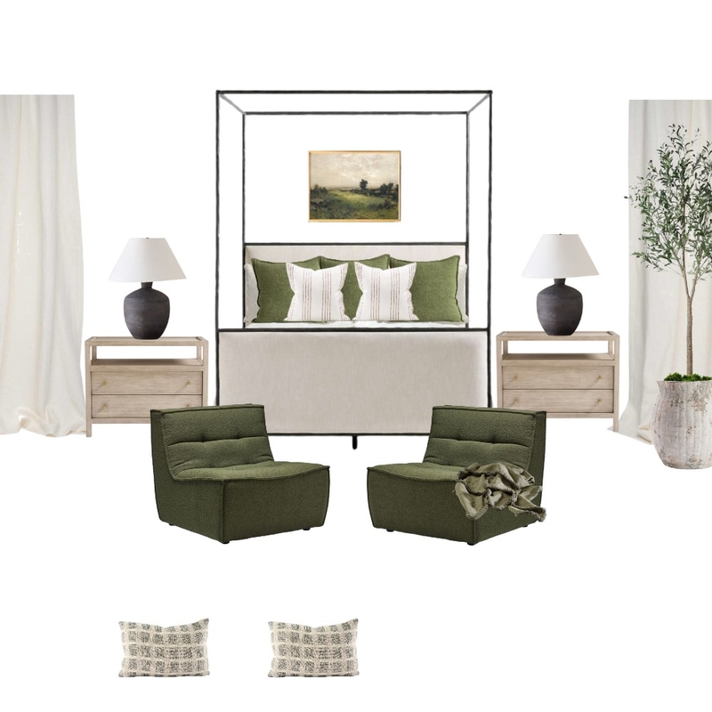 Modern Organic Bedroom Style Board Mood Board by jordana.n on Style Sourcebook