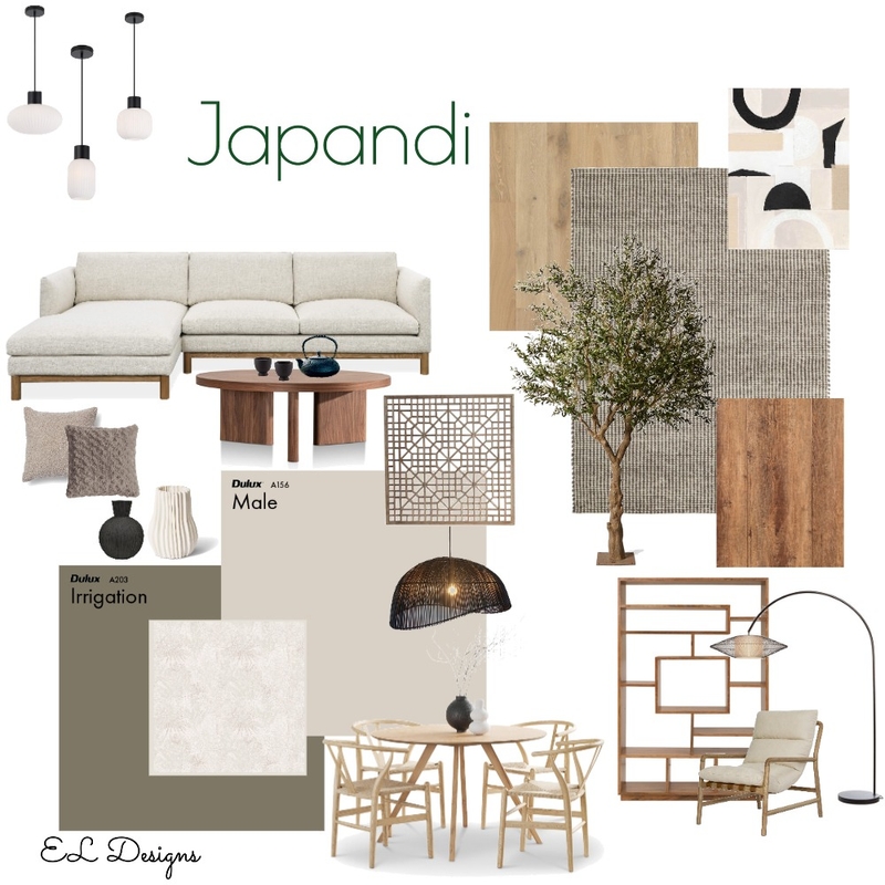 Japandi IDI Moodboard Mood Board by Emmarelli on Style Sourcebook