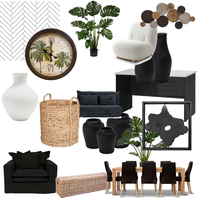 black and white Mood Board by camaisto on Style Sourcebook