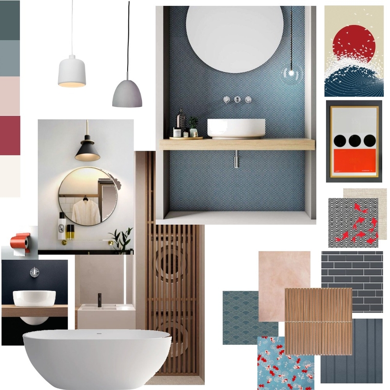 Japanese Bathroom Mood Board by hannahlee on Style Sourcebook