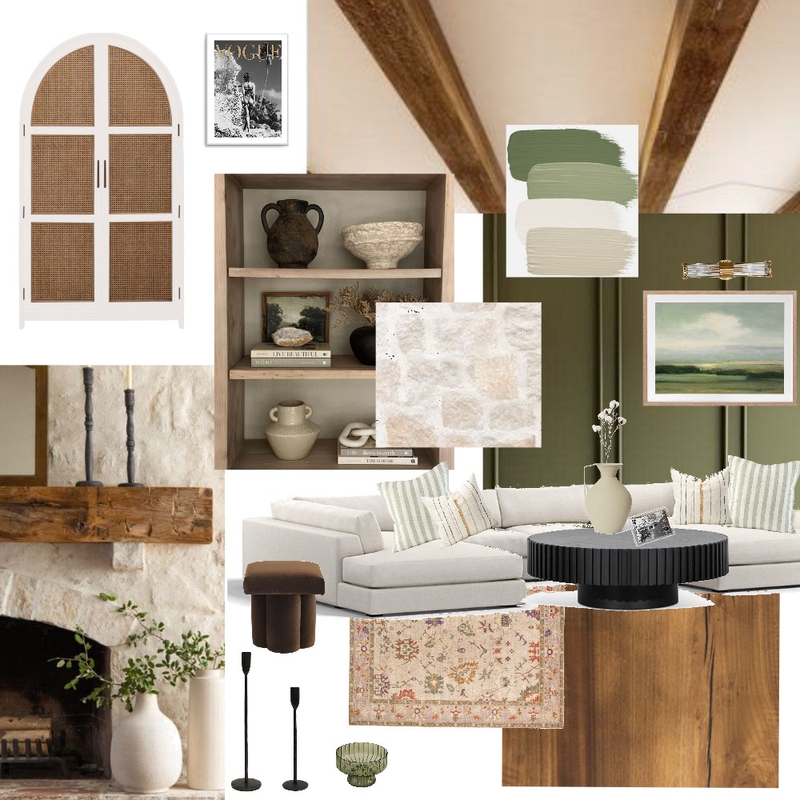 Moody Living Room Mood Board by Mykieduffeck on Style Sourcebook