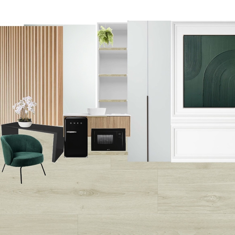 Hotel Kitchen wood green Mood Board by MYSA on Style Sourcebook