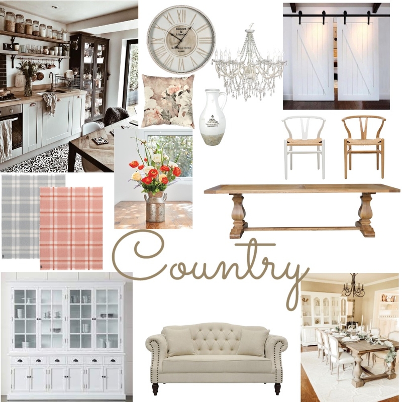 Country Style A Mood Board by Michelle Boyd on Style Sourcebook