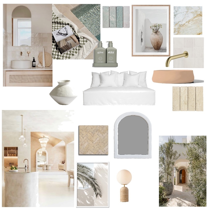 Mediterranean Oasis Mood Board by Lauren on Style Sourcebook